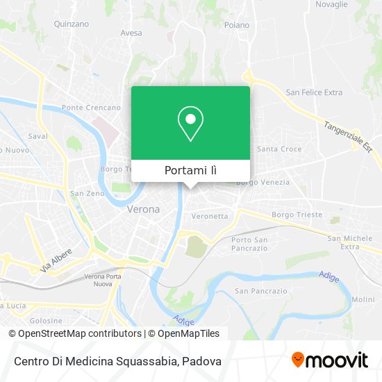 Mappa Centro Di Medicina Squassabia