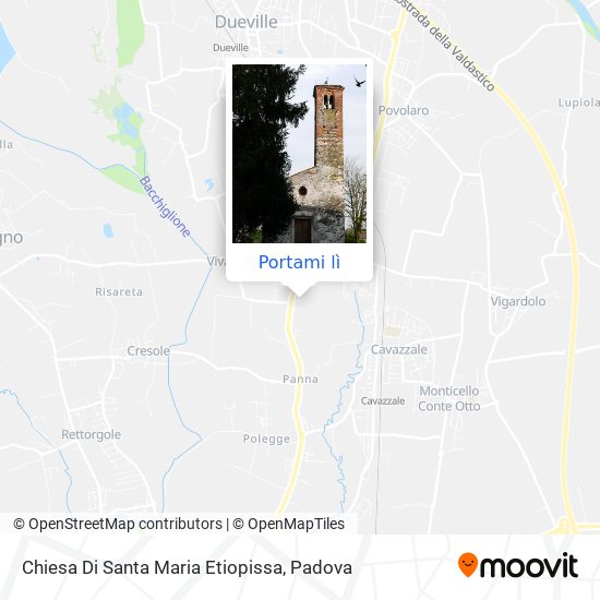 Mappa Chiesa Di Santa Maria Etiopissa