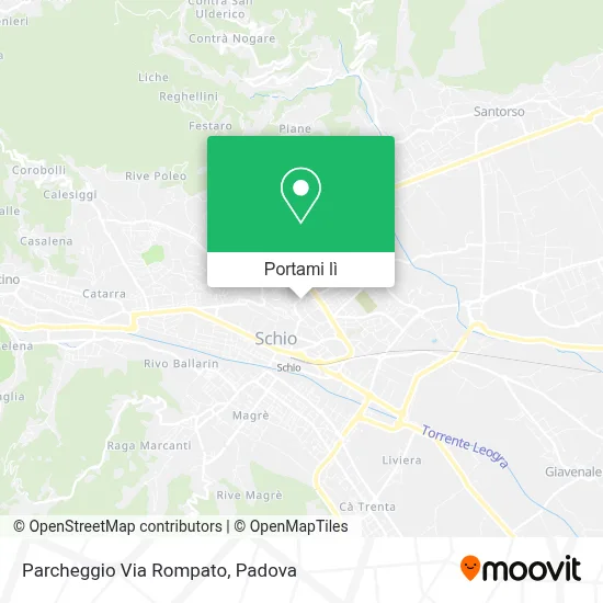 Mappa Parcheggio Via Rompato