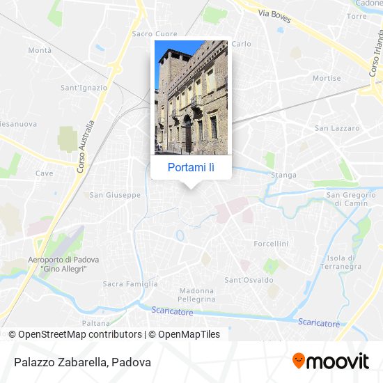 Mappa Palazzo Zabarella