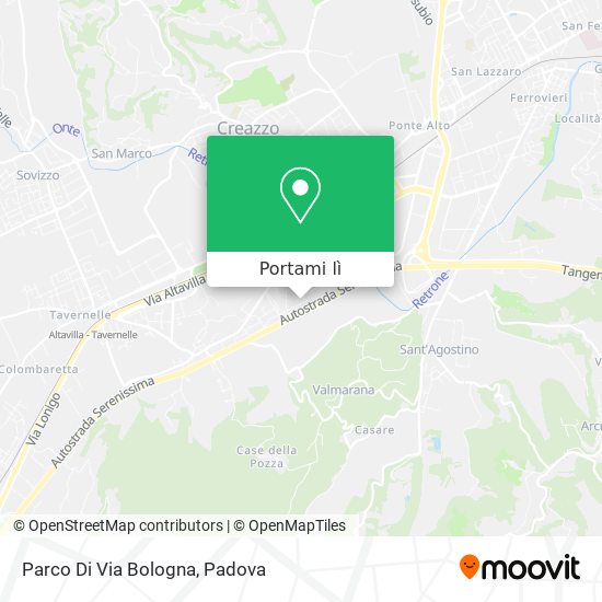 Mappa Parco Di Via Bologna