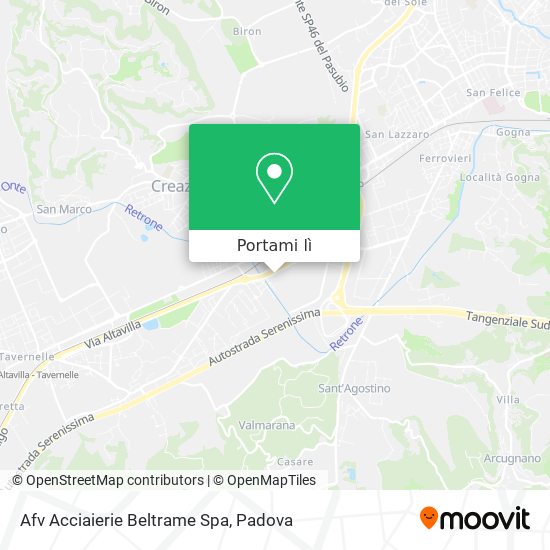 Mappa Afv Acciaierie Beltrame Spa