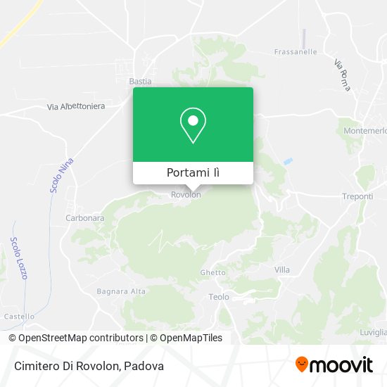 Mappa Cimitero Di Rovolon