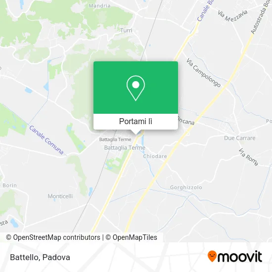 Mappa Battello