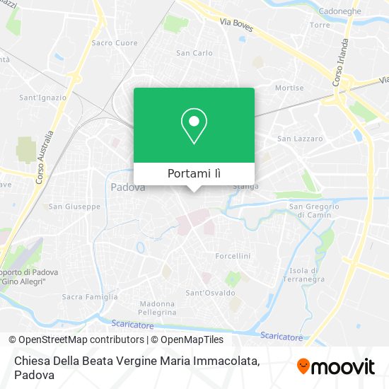 Mappa Chiesa Della Beata Vergine Maria Immacolata