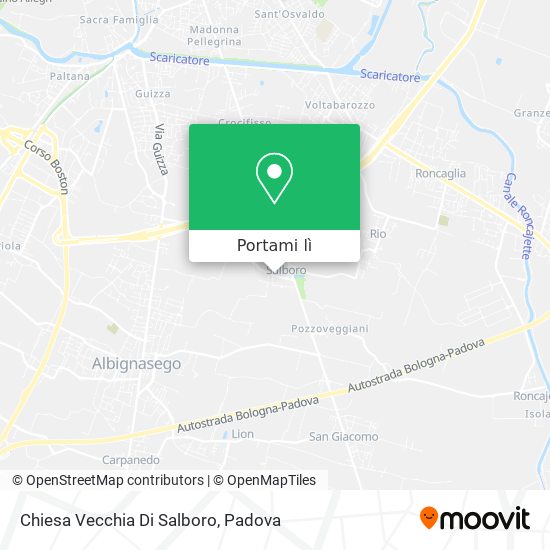 Mappa Chiesa Vecchia Di Salboro