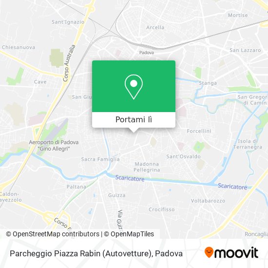 Mappa Parcheggio Piazza Rabin (Autovetture)