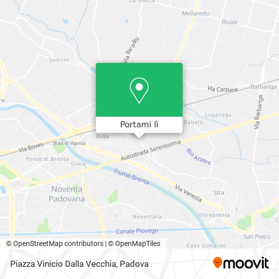 Mappa Piazza Vinicio Dalla Vecchia