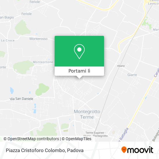 Mappa Piazza Cristoforo Colombo