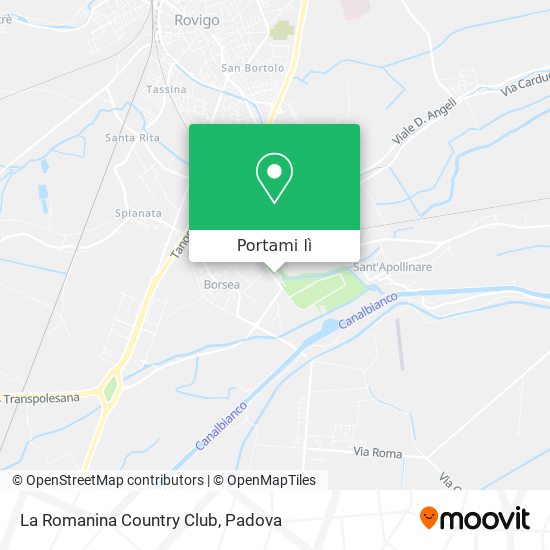 Mappa La Romanina Country Club