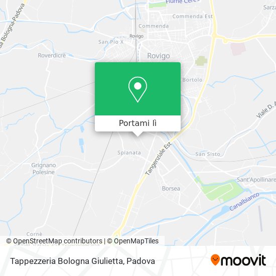 Mappa Tappezzeria Bologna Giulietta