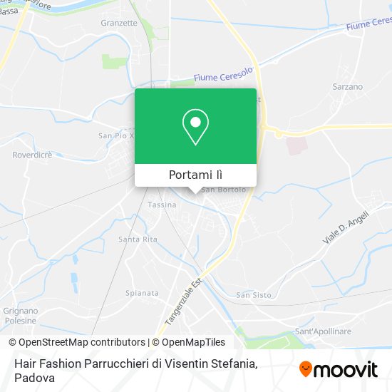 Mappa Hair Fashion Parrucchieri di Visentin Stefania