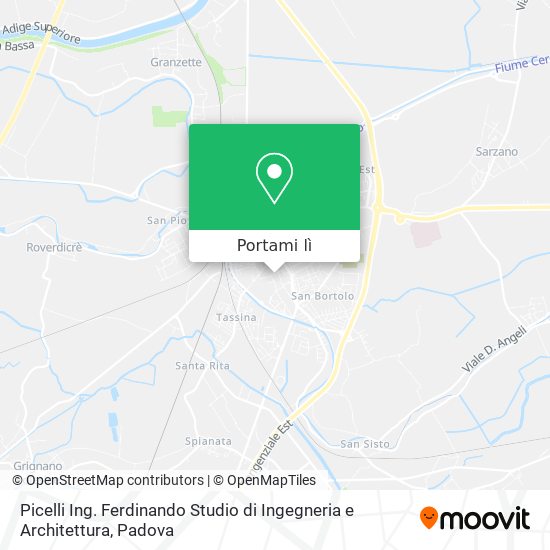 Mappa Picelli Ing. Ferdinando Studio di Ingegneria e Architettura