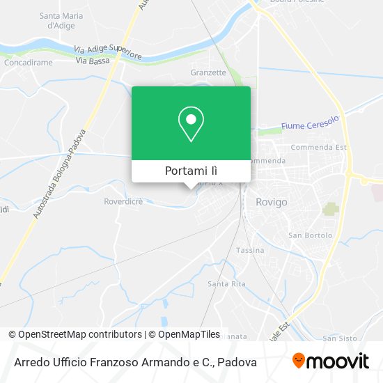 Mappa Arredo Ufficio Franzoso Armando e C.