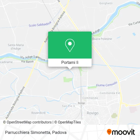 Mappa Parrucchiera Simonetta