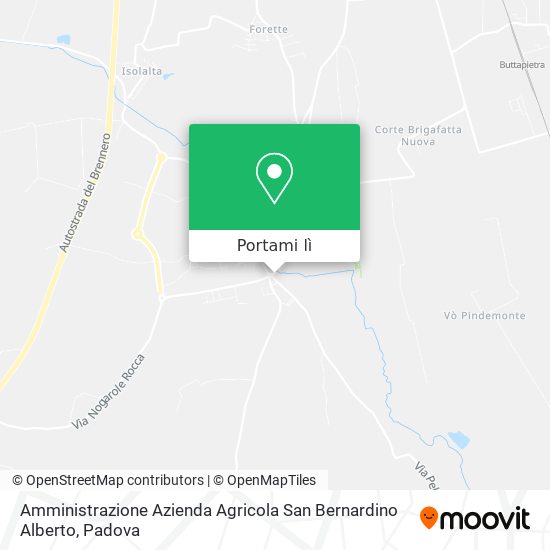 Mappa Amministrazione Azienda Agricola San Bernardino Alberto