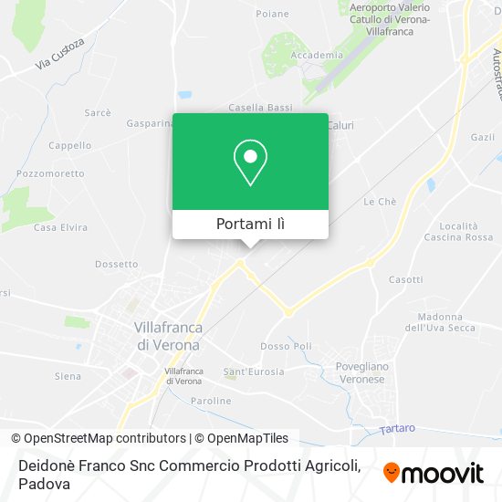Mappa Deidonè Franco Snc Commercio Prodotti Agricoli