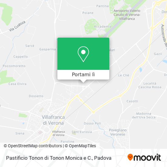 Mappa Pastificio Tonon di Tonon Monica e C.