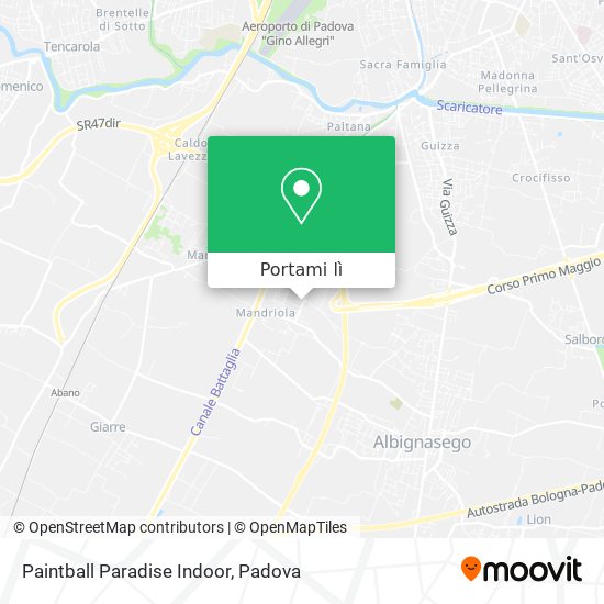Mappa Paintball Paradise Indoor