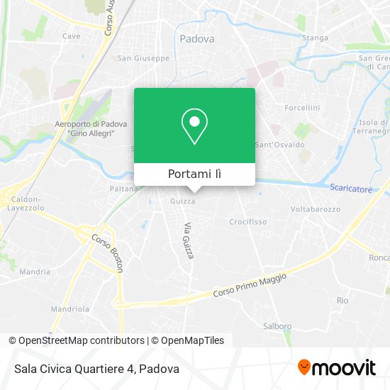 Mappa Sala Civica Quartiere 4