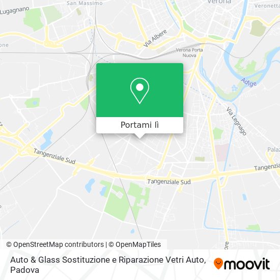 Mappa Auto & Glass Sostituzione e Riparazione Vetri Auto