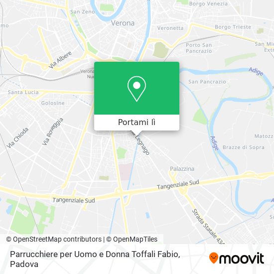 Mappa Parrucchiere per Uomo e Donna Toffali Fabio