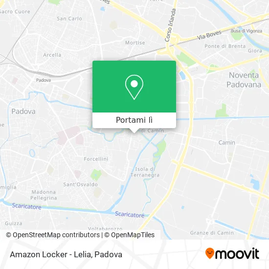Mappa Amazon Locker - Lelia