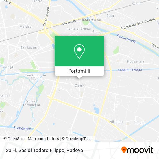 Mappa Sa.Fi. Sas di Todaro Filippo