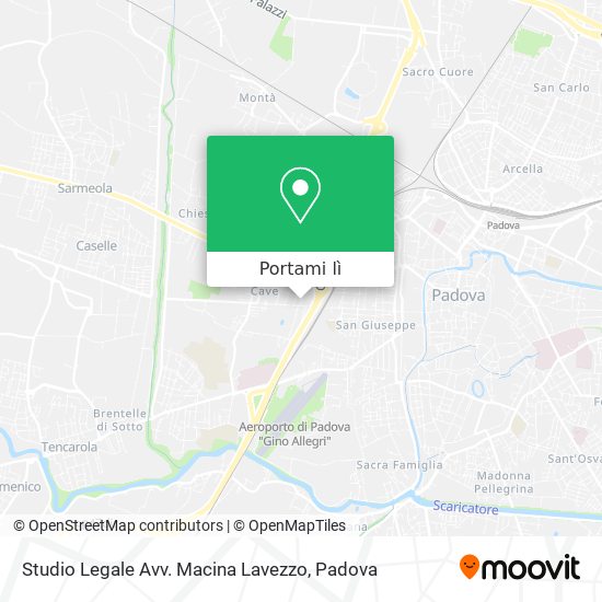 Mappa Studio Legale Avv. Macina Lavezzo