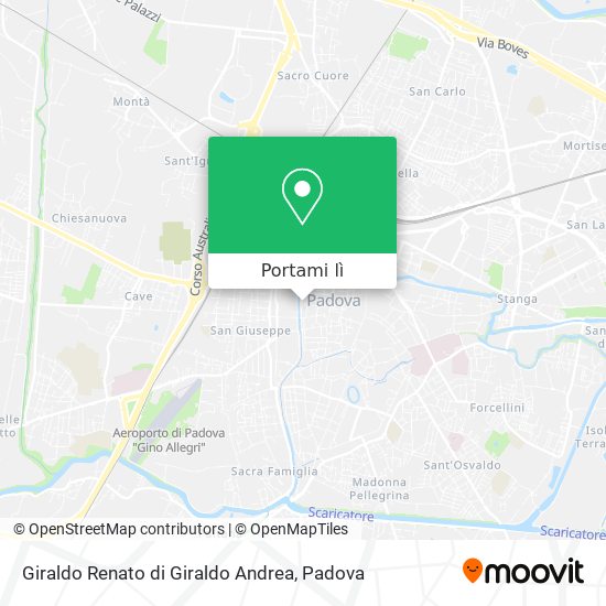 Mappa Giraldo Renato di Giraldo Andrea