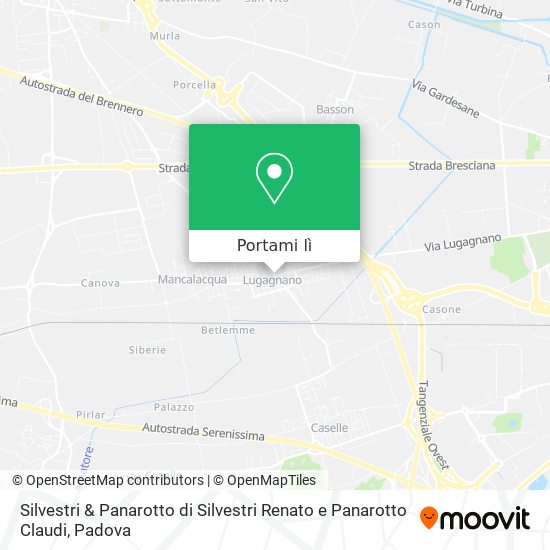 Mappa Silvestri & Panarotto di Silvestri Renato e Panarotto Claudi