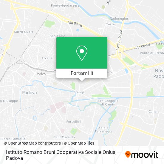 Mappa Istituto Romano Bruni Cooperativa Sociale Onlus