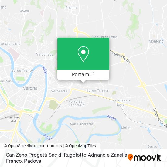 Mappa San Zeno Progetti Snc di Rugolotto Adriano e Zanella Franco