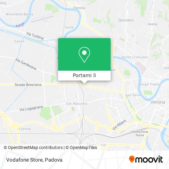 Mappa Vodafone Store