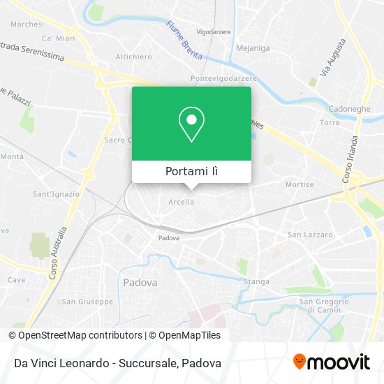 Mappa Da Vinci Leonardo - Succursale