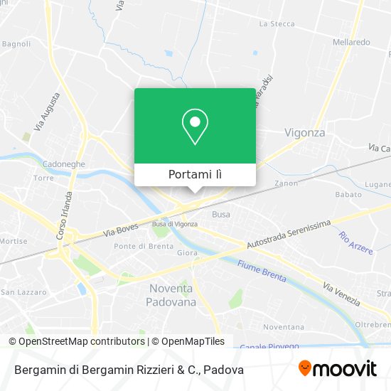 Mappa Bergamin di Bergamin Rizzieri & C.