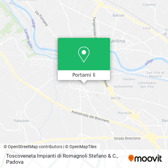 Mappa Toscoveneta Impianti di Romagnoli Stefano & C.