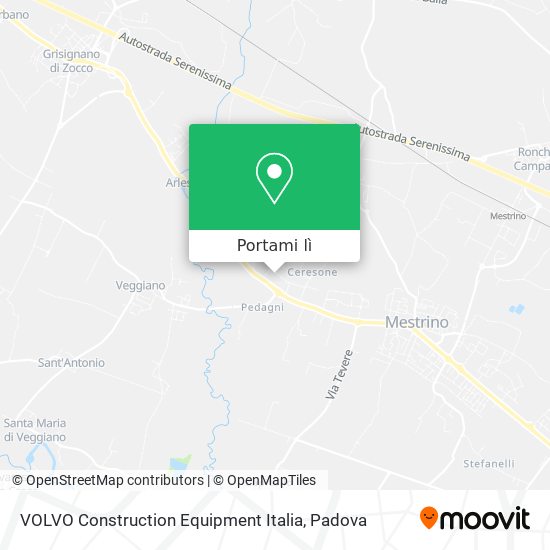 Mappa VOLVO Construction Equipment Italia