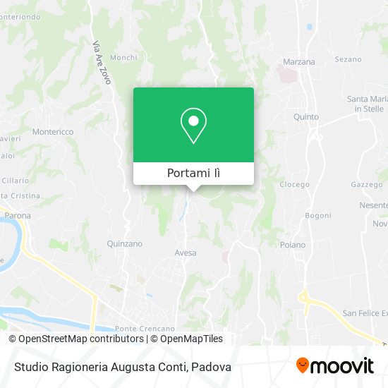 Mappa Studio Ragioneria Augusta Conti