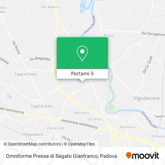 Mappa Omniforme Presse di Segato Gianfranco