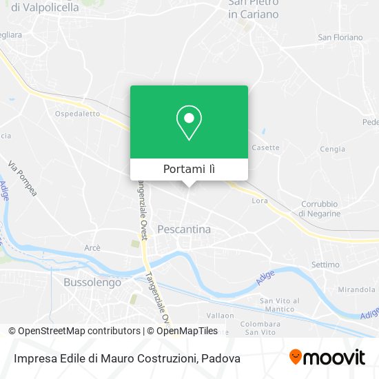 Mappa Impresa Edile di Mauro Costruzioni