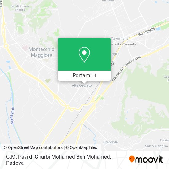 Mappa G.M. Pavi di Gharbi Mohamed Ben Mohamed