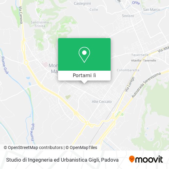 Mappa Studio di Ingegneria ed Urbanistica Gigli