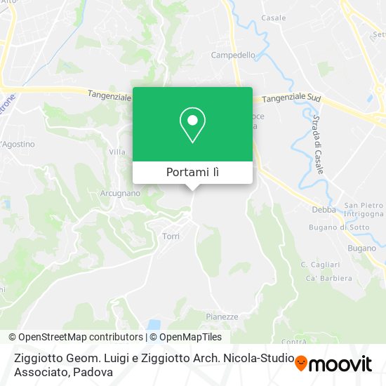 Mappa Ziggiotto Geom. Luigi e Ziggiotto Arch. Nicola-Studio Associato