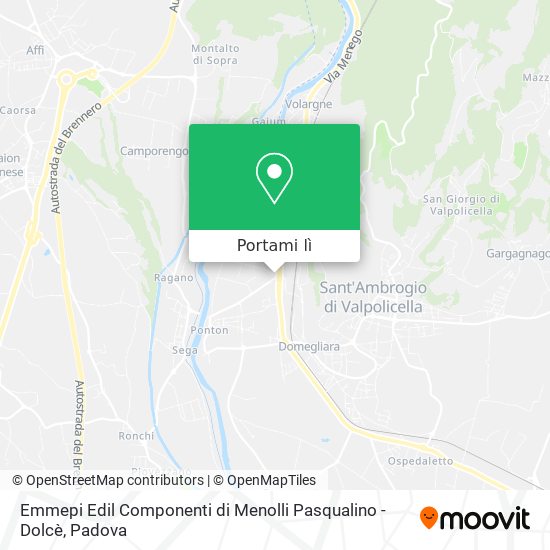 Mappa Emmepi Edil Componenti di Menolli Pasqualino - Dolcè