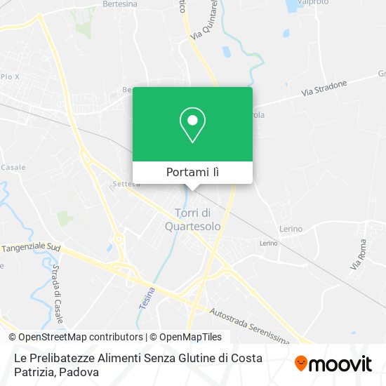 Mappa Le Prelibatezze Alimenti Senza Glutine di Costa Patrizia