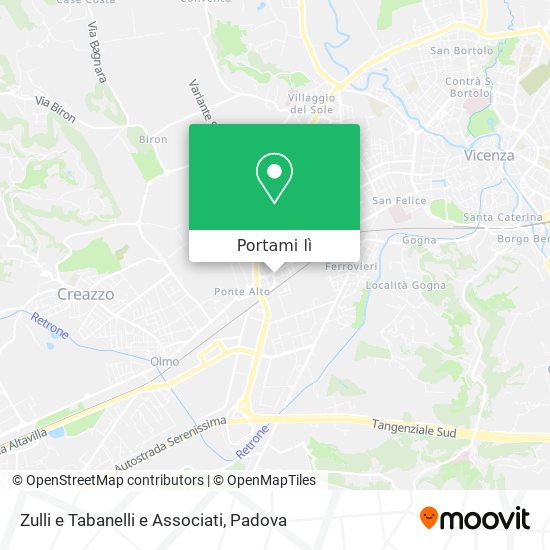 Mappa Zulli e Tabanelli e Associati