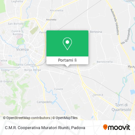 Mappa C.M.R. Cooperativa Muratori Riuniti