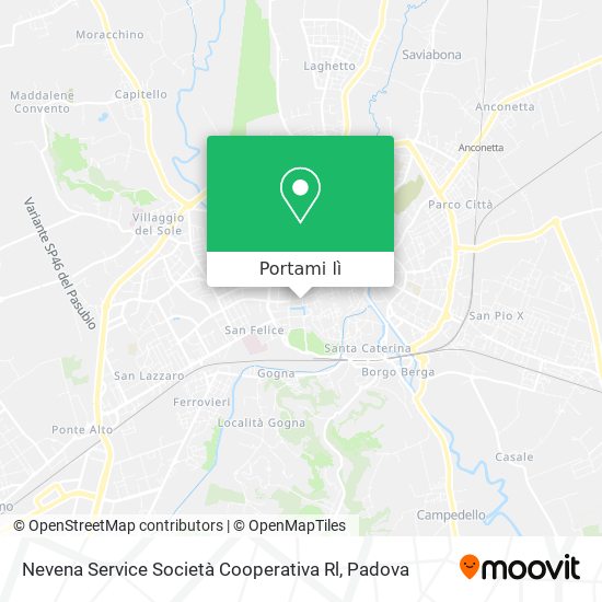 Mappa Nevena Service Società Cooperativa Rl