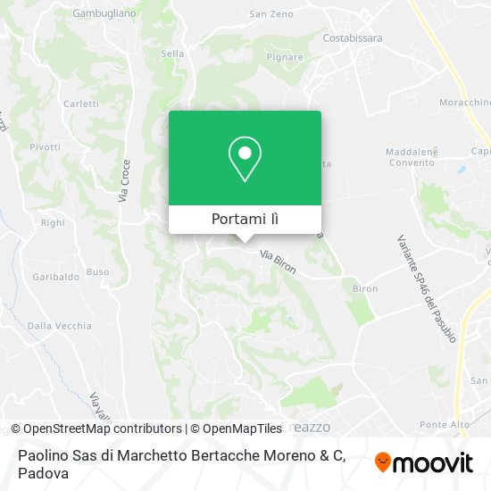 Mappa Paolino Sas di Marchetto Bertacche Moreno & C